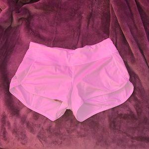 lululemon speed up shorts white